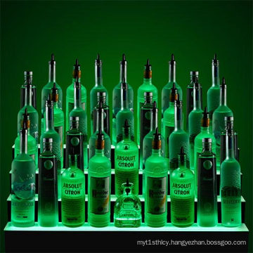 Colored Acrylic LED Display Plinth for Bars, Point of Sale Display Merchandise for Wine